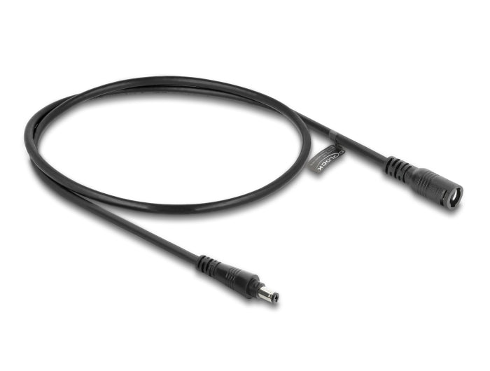 כבל מאריך חשמל DC 5.5x2.1 מבית Delock גרמניה מספק חיבור מתח יציב ובטוח למגוון רחב של מערכות המצריכות הזנת מתח נמוך בסביבות מאתגרות