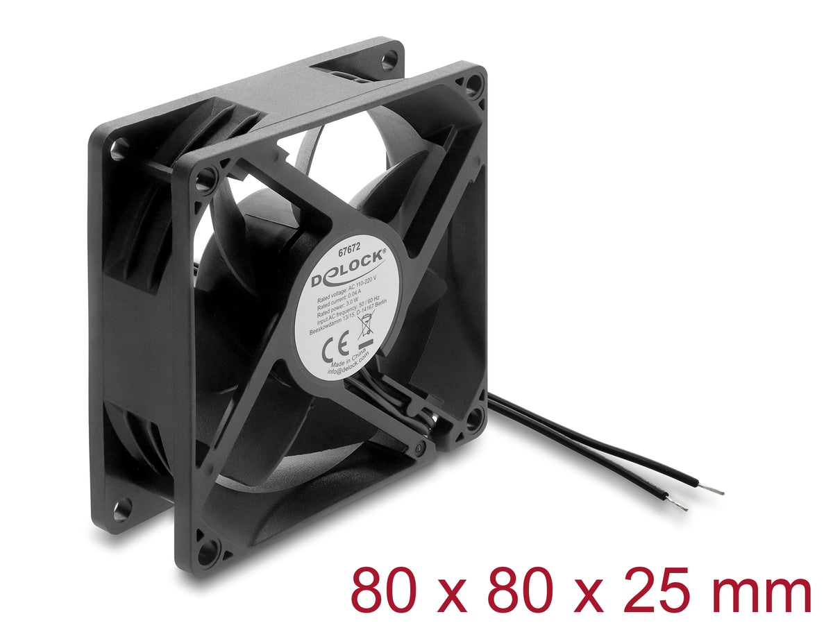 מאוורר קירור 110-220V EC מבית Delock גרמניה