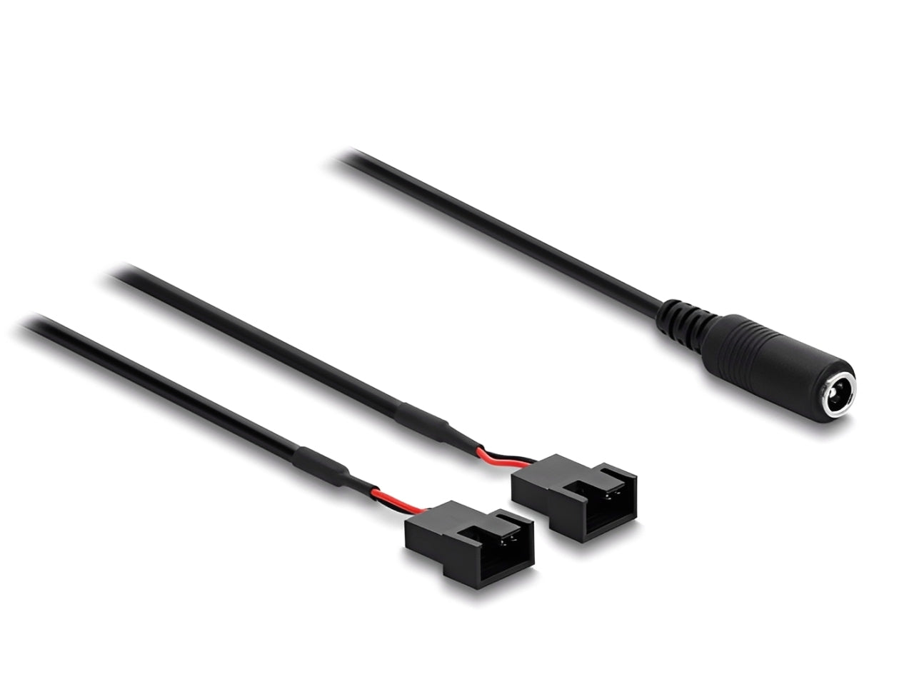 כבל ה-DC 5.5x2.1 למאוורר כולל המפסק המובנה מבית Delock גרמניה