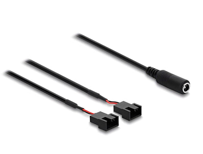 כבל ה-DC 5.5x2.1 למאוורר כולל המפסק המובנה מבית Delock גרמניה