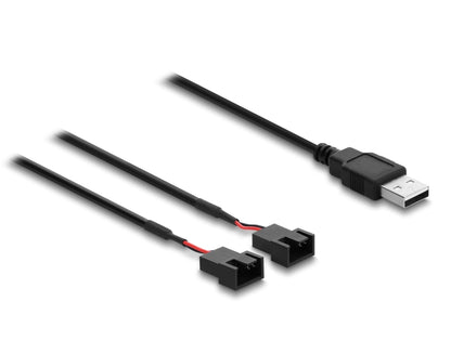 כבל ה-USB למאוורר כולל המפסק המובנה מבית Delock גרמניה