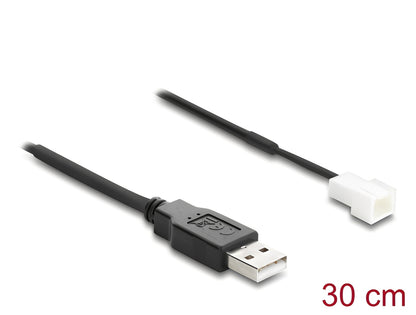 כבל ה-USB למאוורר 3 פינים מבית Delock גרמניה הוא פתרון גאוני ופשוט המאפשר להוציא מאווררי מחשב אל מחוץ למארז