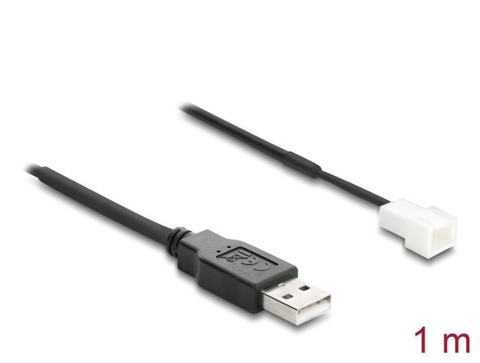 כבל ה-USB למאוורר 3 פינים מבית Delock גרמניה הוא פתרון גאוני ופשוט המאפשר להוציא מאווררי מחשב אל מחוץ למארז