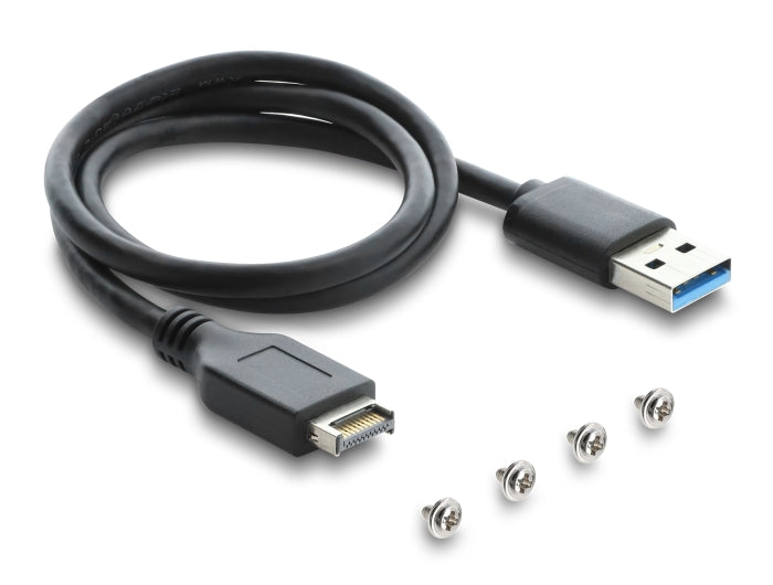 פאנל קדמי 3.5″ USB 5Gbps מבית Delock גרמניה הוא פתרון שדרוג מצוין למארזי מחשב הכוללים מפרץ (Bay) בגודל 3.5 אינץ