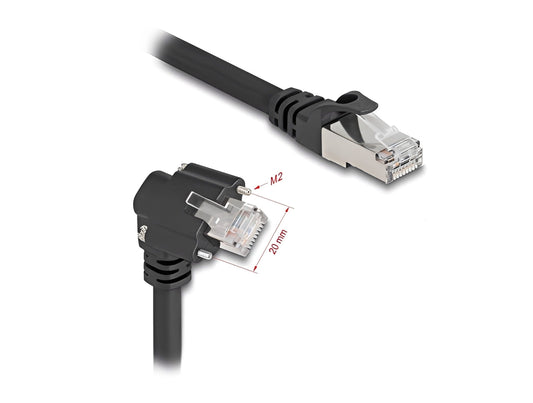 כבל רשת RJ45 Cat.6 מבית Delock גרמניה מיועד לחיבור מצלמות תעשייתיות