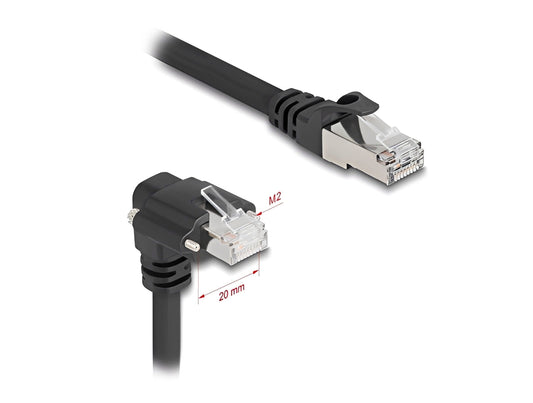כבל רשת RJ45 Cat.6 מבית Delock גרמניה מיועד לחיבור מצלמות תעשייתיות