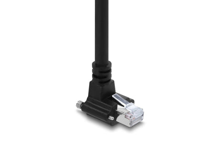 כבל רשת RJ45 Cat.6 מבית Delock גרמניה מיועד לחיבור מצלמות תעשייתיות