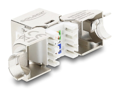 מתאם Keystone Cat.6A מבית Delock גרמניה יכול לשמש לחיבור כבל רשת