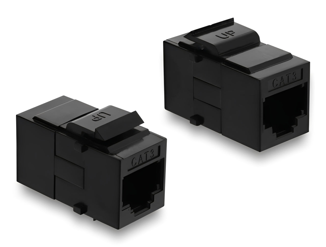 מתאם Keystone RJ12 Cat.3 מבית Delock גרמניה המיועד לאפשר גמישות מרבית בניהול תשתיות טלפוניה ותקשורת
