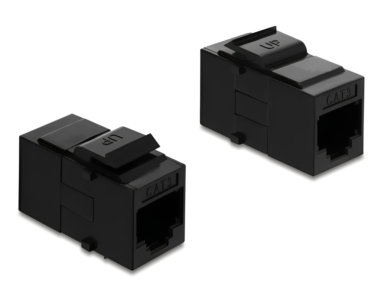 מתאם Keystone RJ14 Cat.3 מבית Delock גרמניה המיועד לאפשר גמישות מרבית בניהול תשתיות טלפוניה ותקשורת