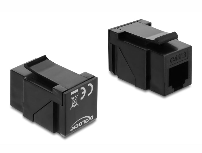 מתאם Keystone RJ14 Cat.3 מבית Delock גרמניה המיועד לאפשר גמישות מרבית בניהול תשתיות טלפוניה ותקשורת