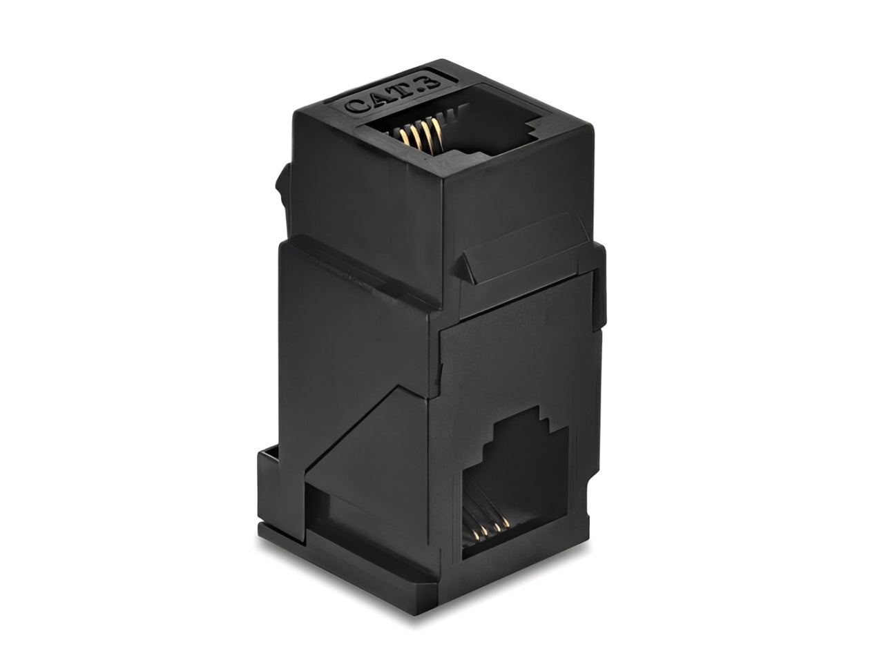 מתאם Keystone RJ14 Cat.3 מבית Delock גרמניה המיועד לאפשר גמישות מרבית בניהול תשתיות טלפוניה ותקשורת