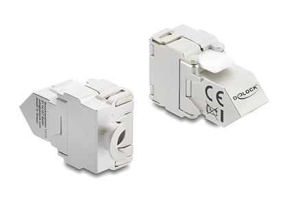 מתאם Keystone Cat.6A מבית Delock גרמניה יכול לשמש לחיבור כבל רשת