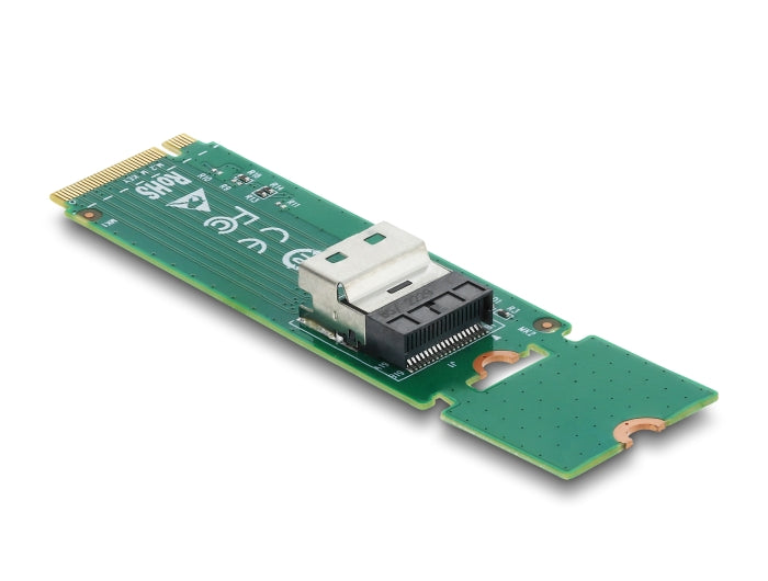 ממיר(Converter) מקצועי מבית Delock גרמניה המיועד לשרתים ותחנות עבודה מתקדמות, המאפשר להוסיף למחשב ממשק SFF-8654