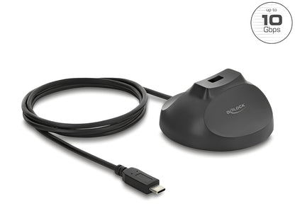 כבל USB 10Gbps מבית Delock גרמניה הו פתרון עגינה חכם ואסתטי המיועד להנגיש חיבורי USB ממשטח העבודה בצורה יציבה ואנכית