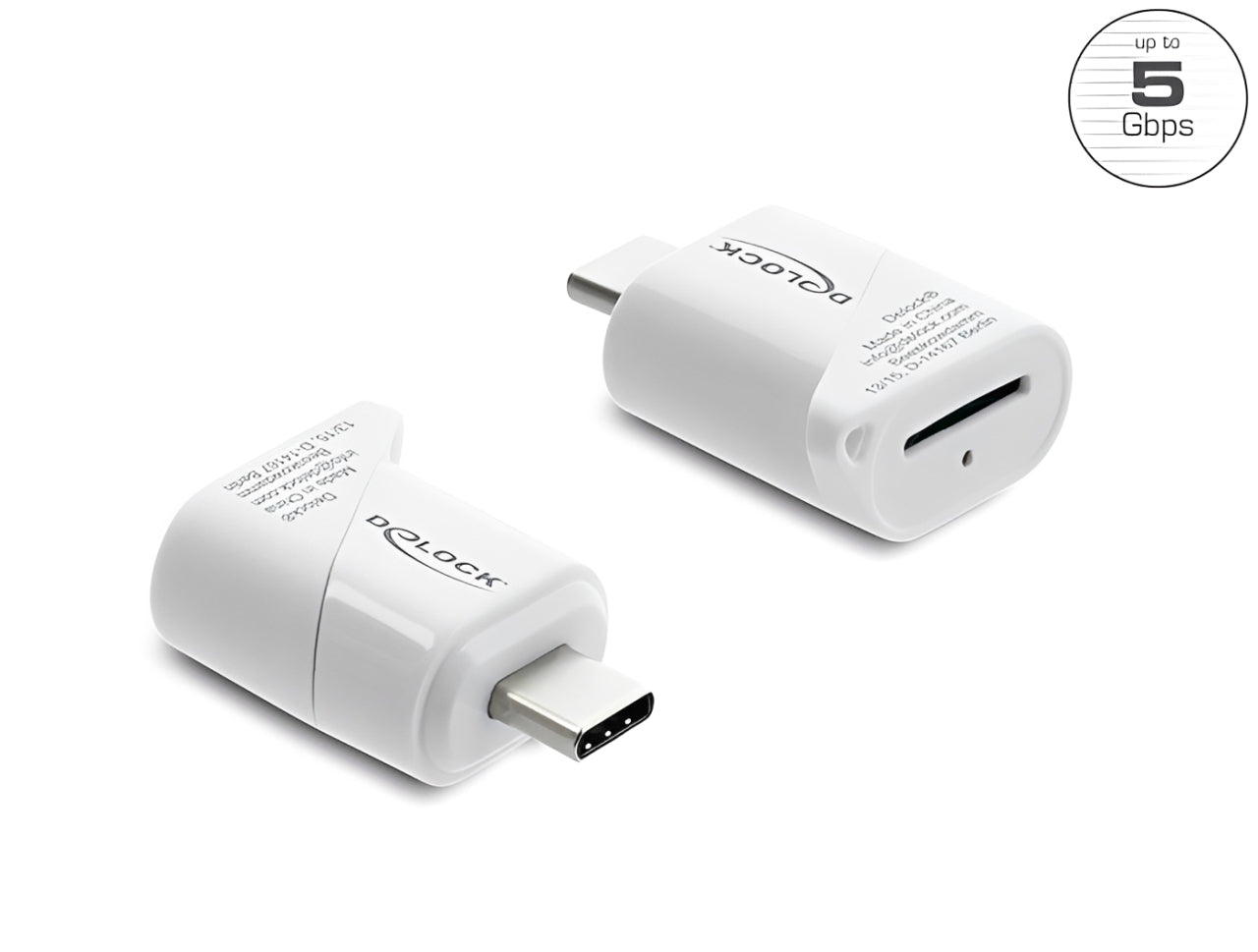 מיני קורא כרטיסים USB‑C מבית Delock גרמניה