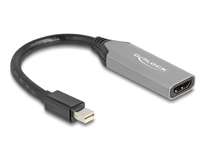מתאם תצוגה מבית Delock גרמניה מאפשר חיבור של צג HDMI למערכת דרך ממשק mini DisplayPort פנוי