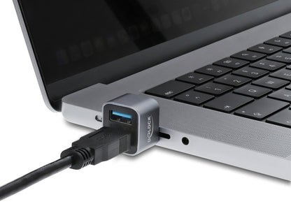 מפצל USB-C 10Gbpsקומפקטי במיוחד מבית Delock גרמניה