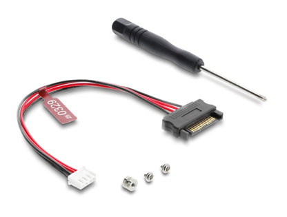 ממיר זה מבית Delock גרמניה מאפשר חיבור של כונן M.2 Key M NVMe בפורמטים 2280, 2260, 2242, 2230