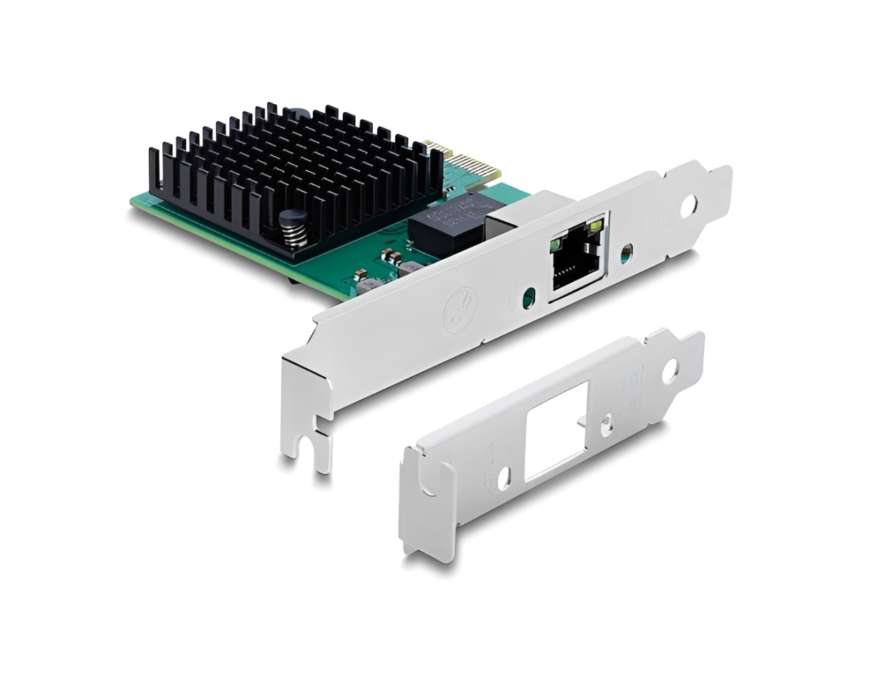 כרטיס רשת PCI Express מבית Delock גרמניה מציע יציאת RJ45 רשת 1 עם קצב העברת נתונים של עד 10Gbps