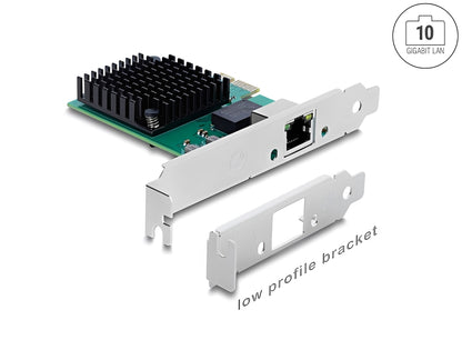 כרטיס רשת PCI Express מבית Delock גרמניה מציע יציאת RJ45 רשת 1 עם קצב העברת נתונים של עד 10Gbps
