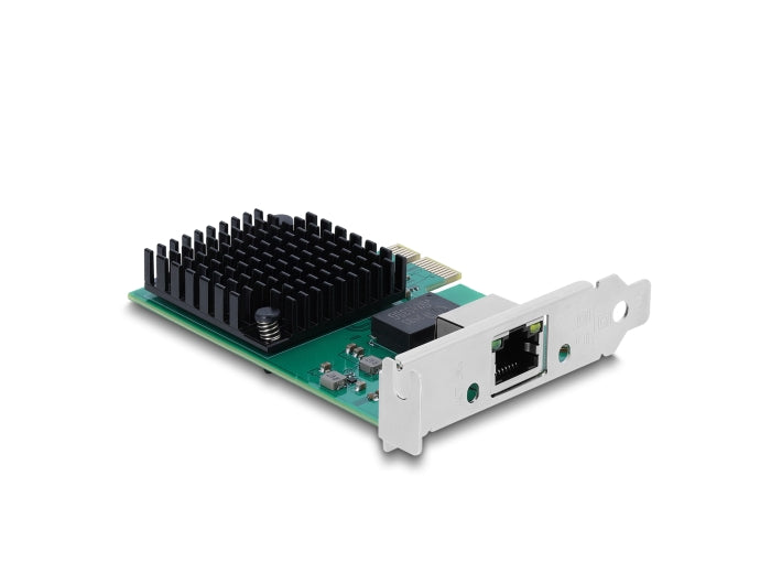 כרטיס רשת PCI Express מבית Delock גרמניה מציע יציאת RJ45 רשת 1 עם קצב העברת נתונים של עד 10Gbps