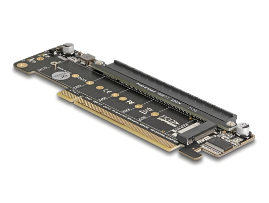 מתאם רייזר זה מבית Delock גרמניה משמש כהרחבה לחריץ PCIe x16