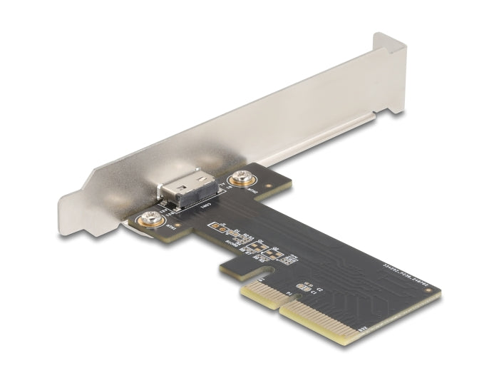 כרטיס PCI Express x4 מבית Delock גרמניה המיועד להוסיף למחשב ממשק OCuLink (SFF-8612)