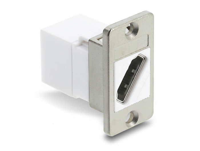 מתאם זה עם תושבת לפאנל מבית DELOCK גרמניה מיועד להארכת כבלים HDMI ומאפשר חיבור נוח בין שני כבלים קיימים