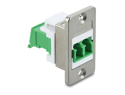 מתאם זה עם תושבת לפאנל מבית DELOCK גרמניה מיועד להארכת סיבים אופטיים סינגל-מוד ומאפשר חיבור נוח בין שני כבלים קיימים