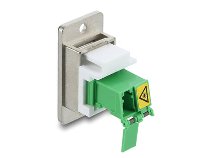 מתאם זה עם תושבת לפאנל מבית DELOCK גרמניה מיועד להארכת סיבים אופטיים סינגל-מוד ומאפשר חיבור נוח בין שני כבלים קיימים