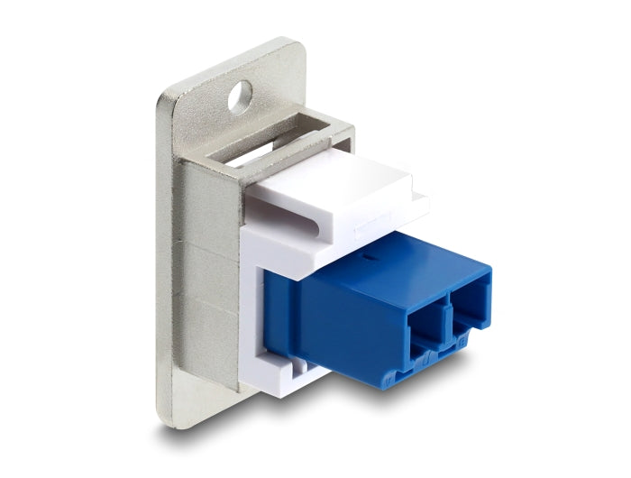 מתאם זה עם תושבת לפאנל מבית DELOCK גרמניה מיועד להארכת סיבים אופטיים סינגל-מוד ומאפשר חיבור נוח בין שני כבלים קיימים