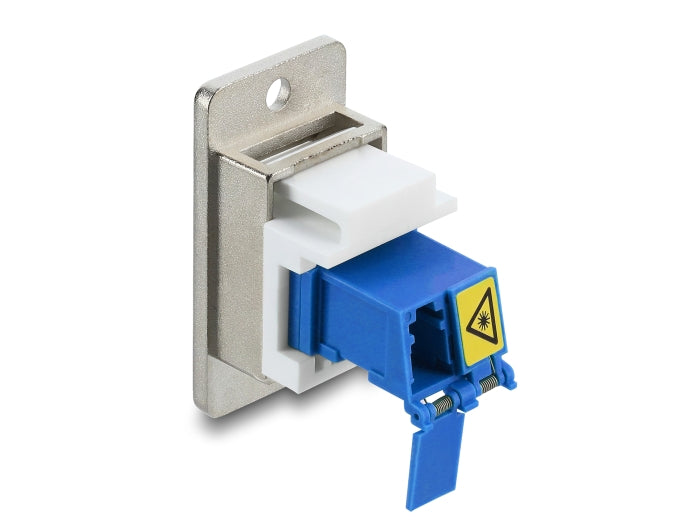 מתאם זה עם תושבת לפאנל מבית DELOCK גרמניה מיועד להארכת סיבים אופטיים סינגל-מוד ומאפשר חיבור נוח בין שני כבלים קיימים