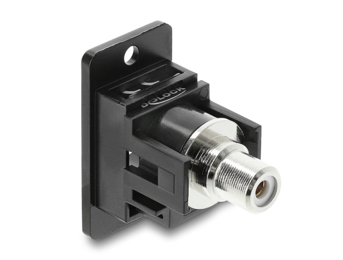 מתאם זה עם תושבת לפאנל מבית DELOCK גרמניה מאפשר חיבור כבלי RCA ומתאים להתקנה בתיבות או מארזים.