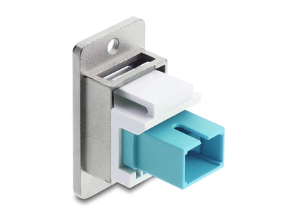 מתאם זה עם תושבת לפאנל מבית DELOCK גרמניה מיועד להארכת סיבים אופטיים מולטי-מוד ומאפשר חיבור נוח בין שני כבלים קיימים