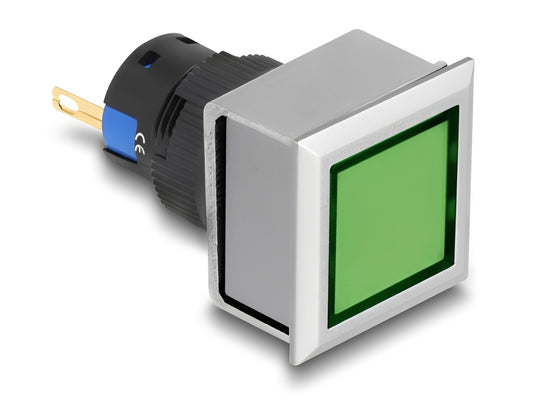 נורית חיווי מבית Delock גרמניה אידאלית להתקנה בלוחות בקרה, למשל בתחומי התעשייה, הבקרה או טכנולוגיות הוויסות