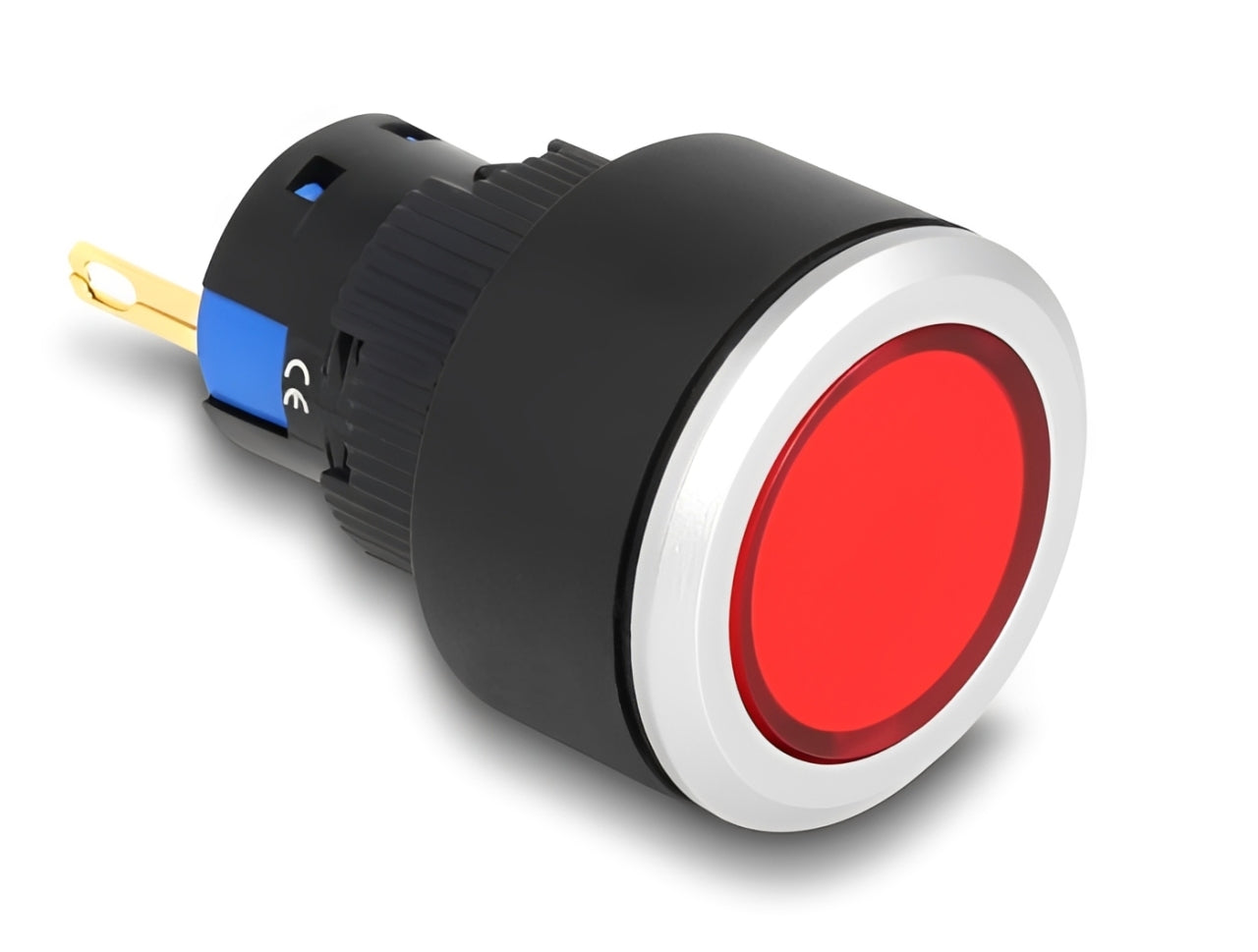 נורית חיווי מבית Delock גרמניה אידאלית להתקנה בלוחות בקרה, למשל בתחומי התעשייה, הבקרה או טכנולוגיות הוויסות