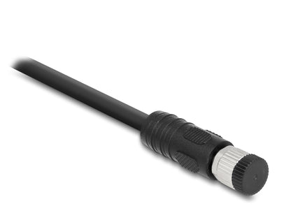 מכסה הגנה מפלסטיק בהברגה עבור שקע M12 מבית DELOCK גרמניה