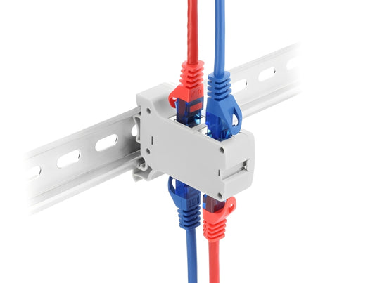 מתאם זה מבית Delock גרמניה מאפשר חיבור או הארכת כבלי רשת RJ45