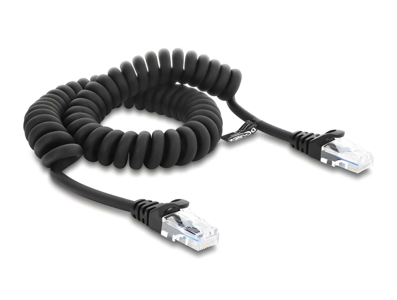 כבל RJ50 המסולסל (Coiled) מבית Delock גרמניה הוא פתרון אידיאלי לסביבות עבודה דינמיות הדורשות גמישות וסדר