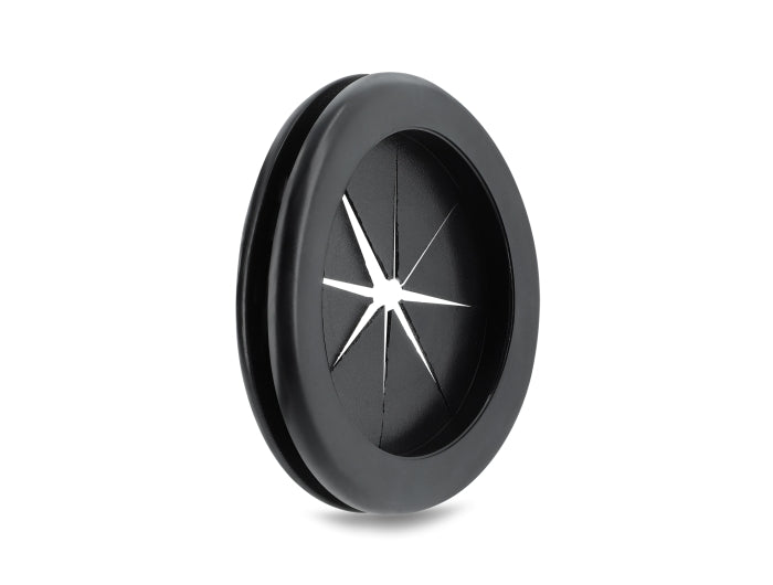 תושבות כבלים עגולות מבית DELOCK גרמניה מבטיחות ניתוב כבלים מסודר