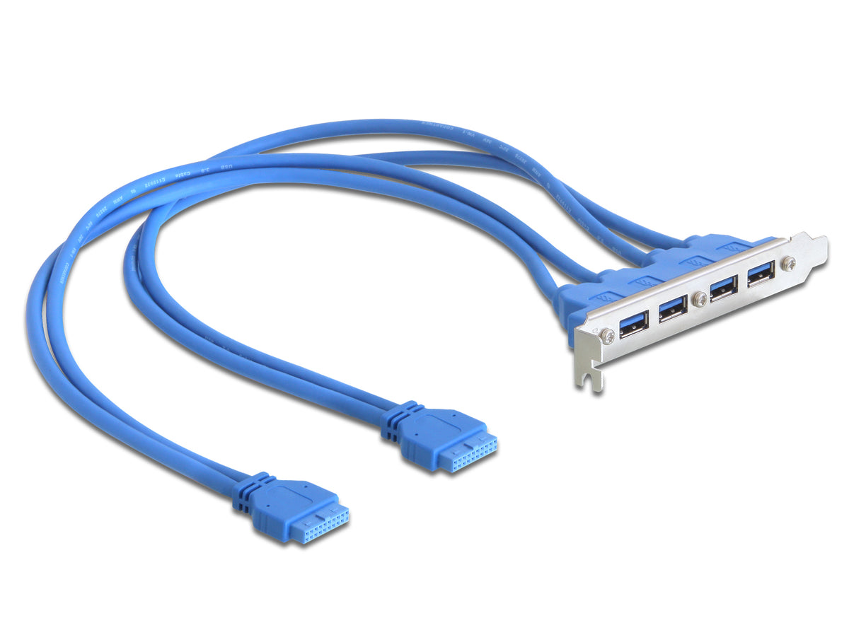 לוחית קצה USB 5Gbps מבית DELOCK גרמניה