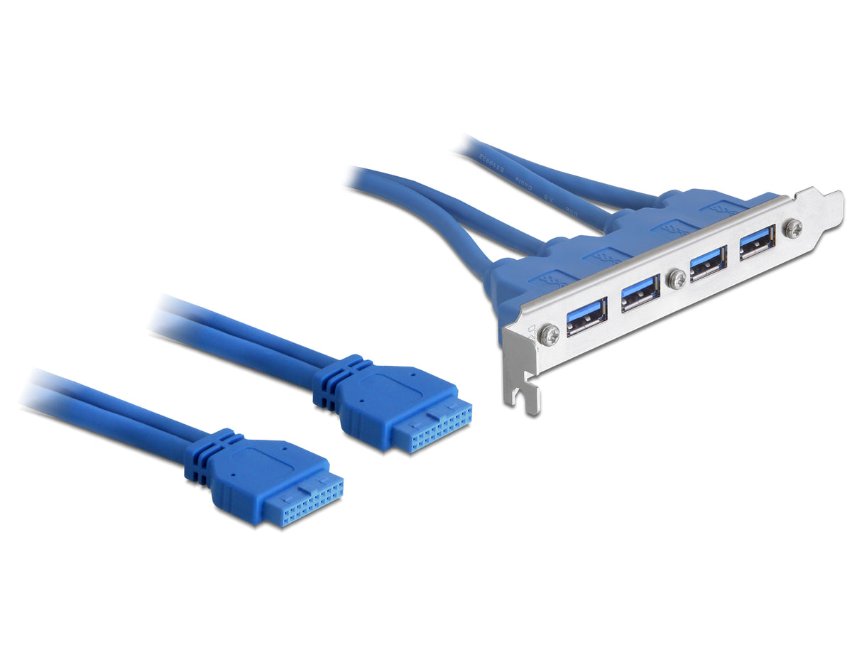 לוחית קצה USB 5Gbps מבית DELOCK גרמניה