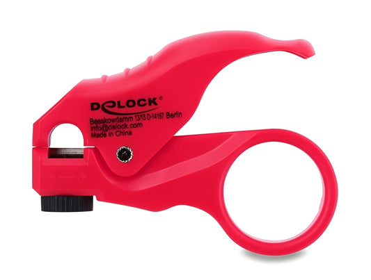 מגלף חוטים מקצועי מבית DELOCK גרמניה מספק פתרון מהיר ומדויק לקילוף כבלי רשת