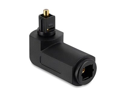 מתאם TOSLINK הזוויתי והמסתובב (90°/360°) מבית Delock גרמניה