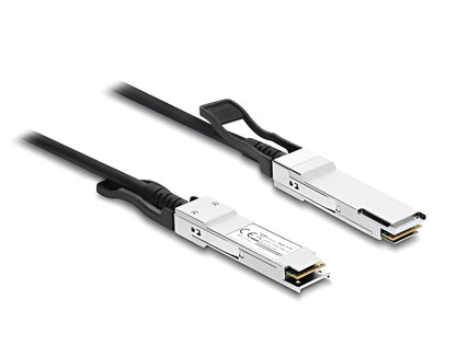 כבל Twinax (DAC - Direct Attach Copper) מבית Delock גרמניה בתקן האקסטרים QSFP28