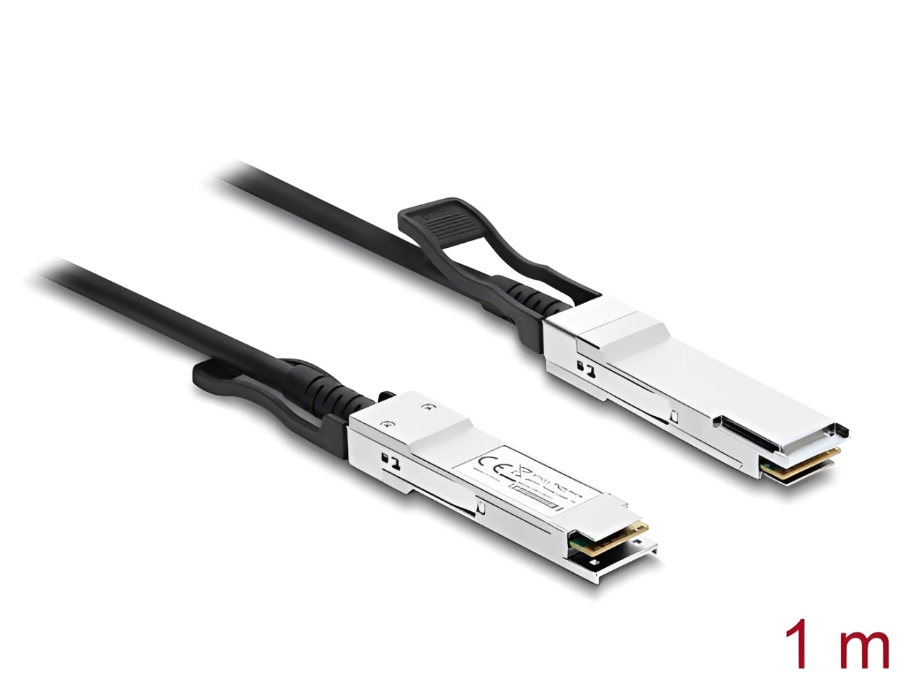 כבל Twinax (DAC - Direct Attach Copper) מבית Delock גרמניה בתקן האקסטרים QSFP28