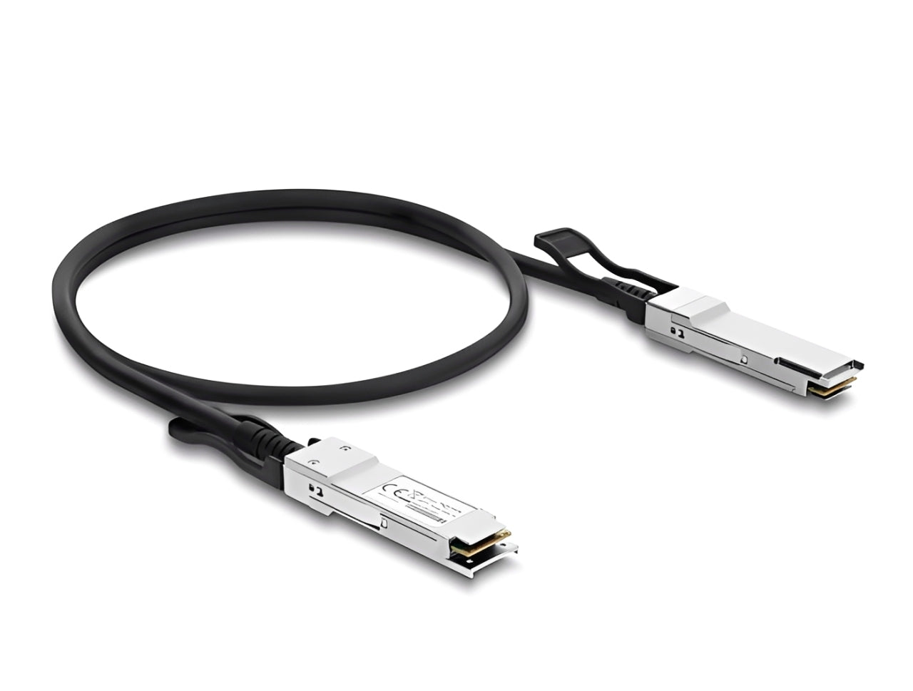 כבל Twinax (DAC - Direct Attach Copper) מבית Delock גרמניה בתקן האקסטרים QSFP28