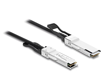 כבל Twinax (DAC - Direct Attach Copper) מבית Delock גרמניה בתקן המתקדם +QSFP