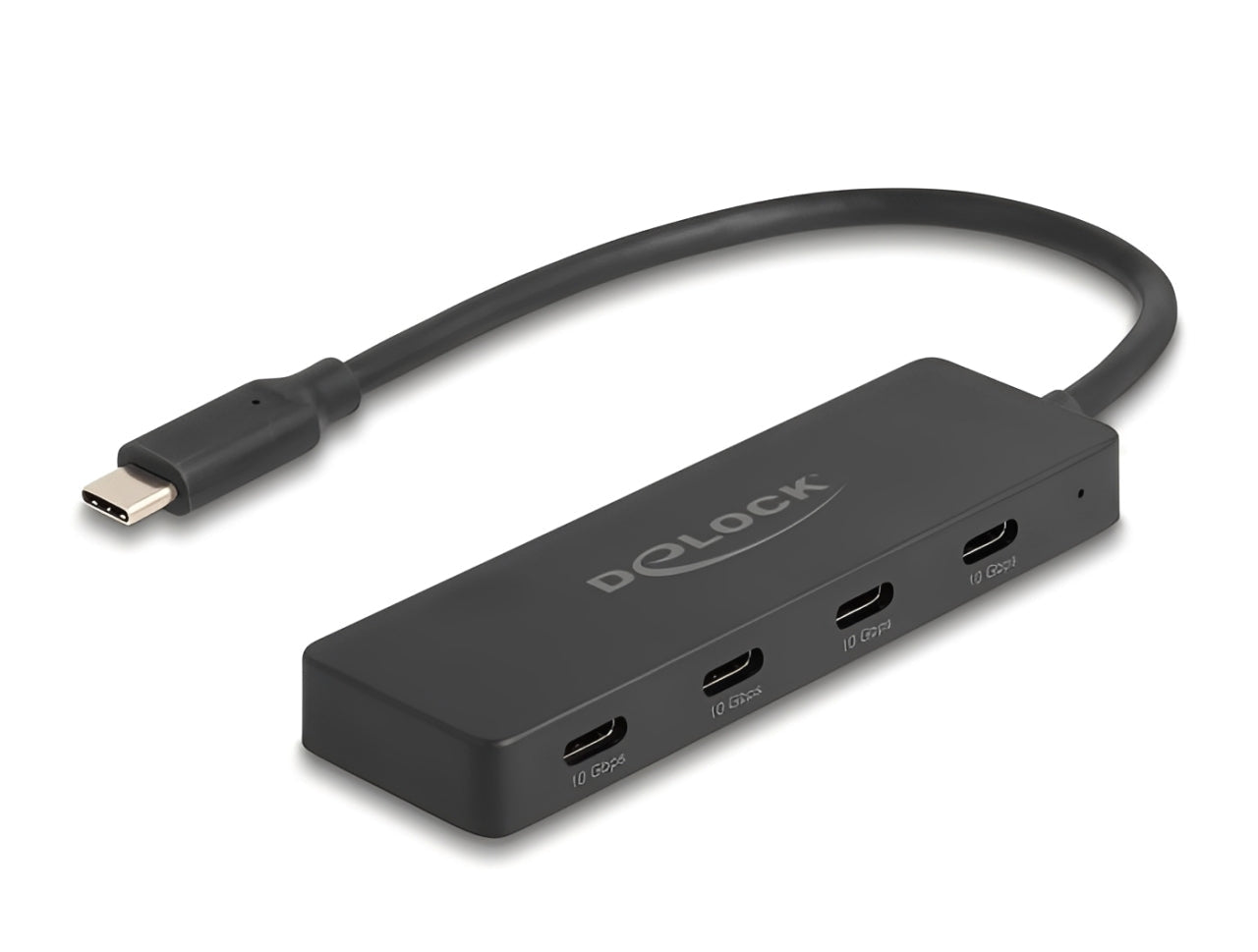 רכזת USB 10Gbps האיכותית מבית Delock גרמניה היא פתרון נייד מושלם למחשבים ניידים או טאבלטים עם חיבור USB-C